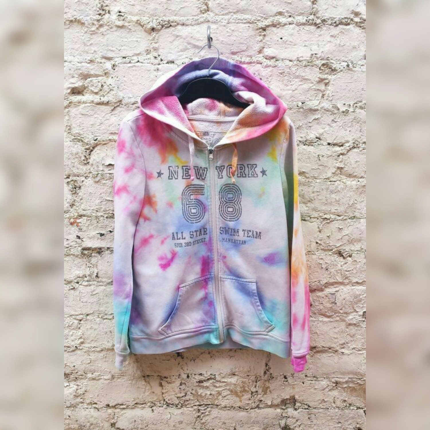 hippie tie dye hoodie