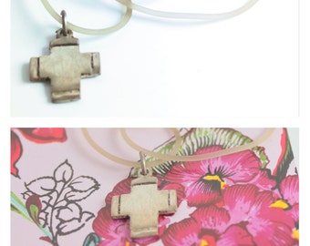 silver chunky cross