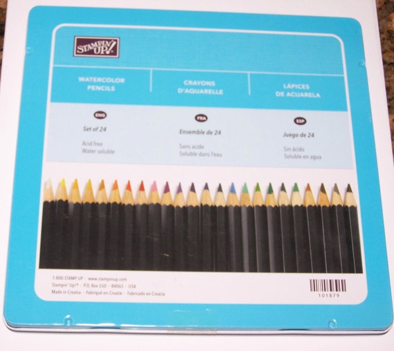 Stampin' Up WATERCOLOR Colored PENCILS Set of 24