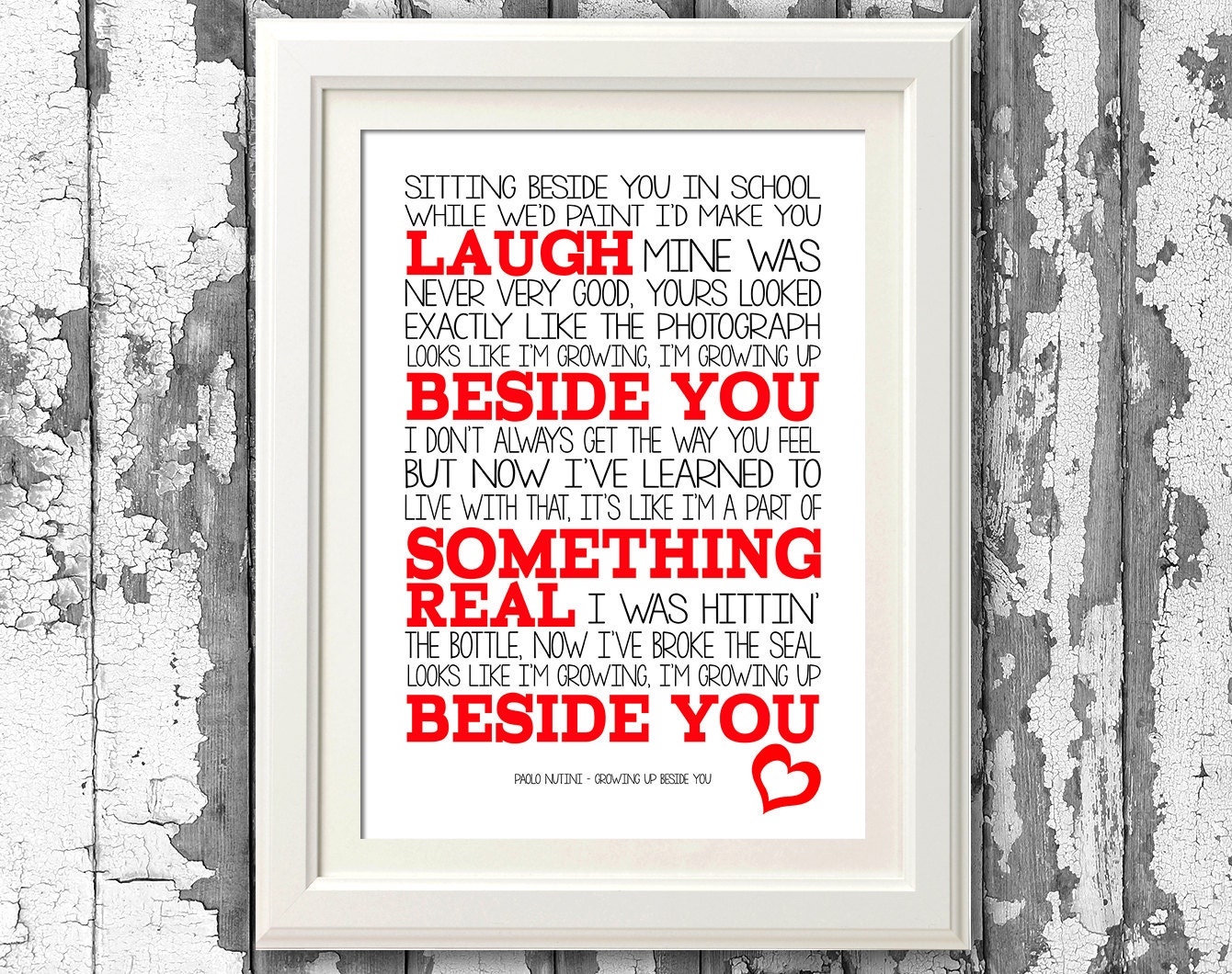 Growing Up Beside You Paolo Nutini Lyrics