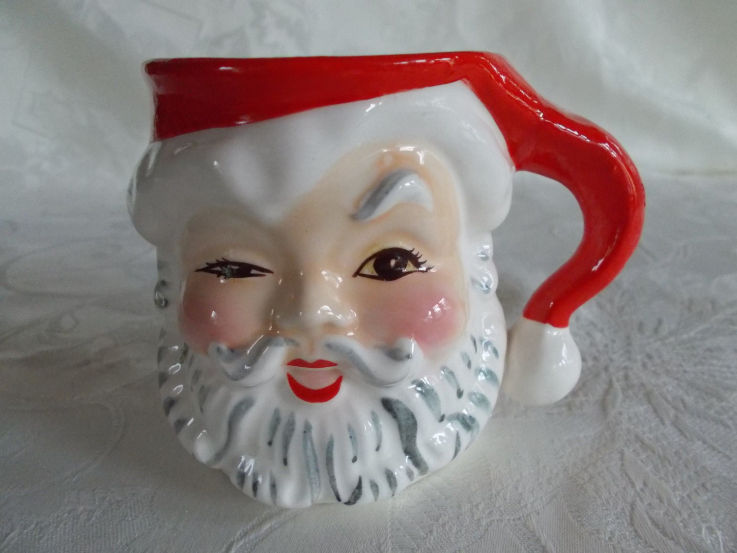 vintage napco japan ceramic santa mug vintage napco japan ceramic santa mug