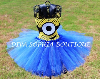 Minion Tutu Dress/ Minion Costume