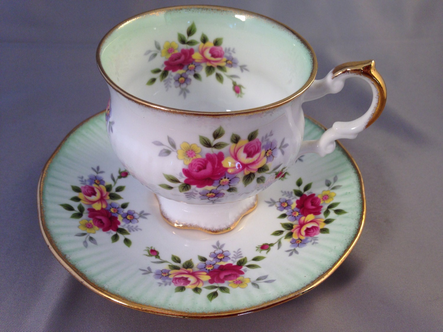 Elizabethan Fine Bone China England Teacup and by ThePerfectPast