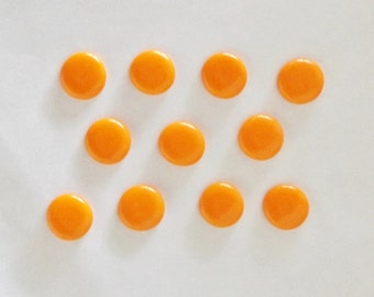 Orange Perler Beads-Biggie-Earrings-50 Pieces