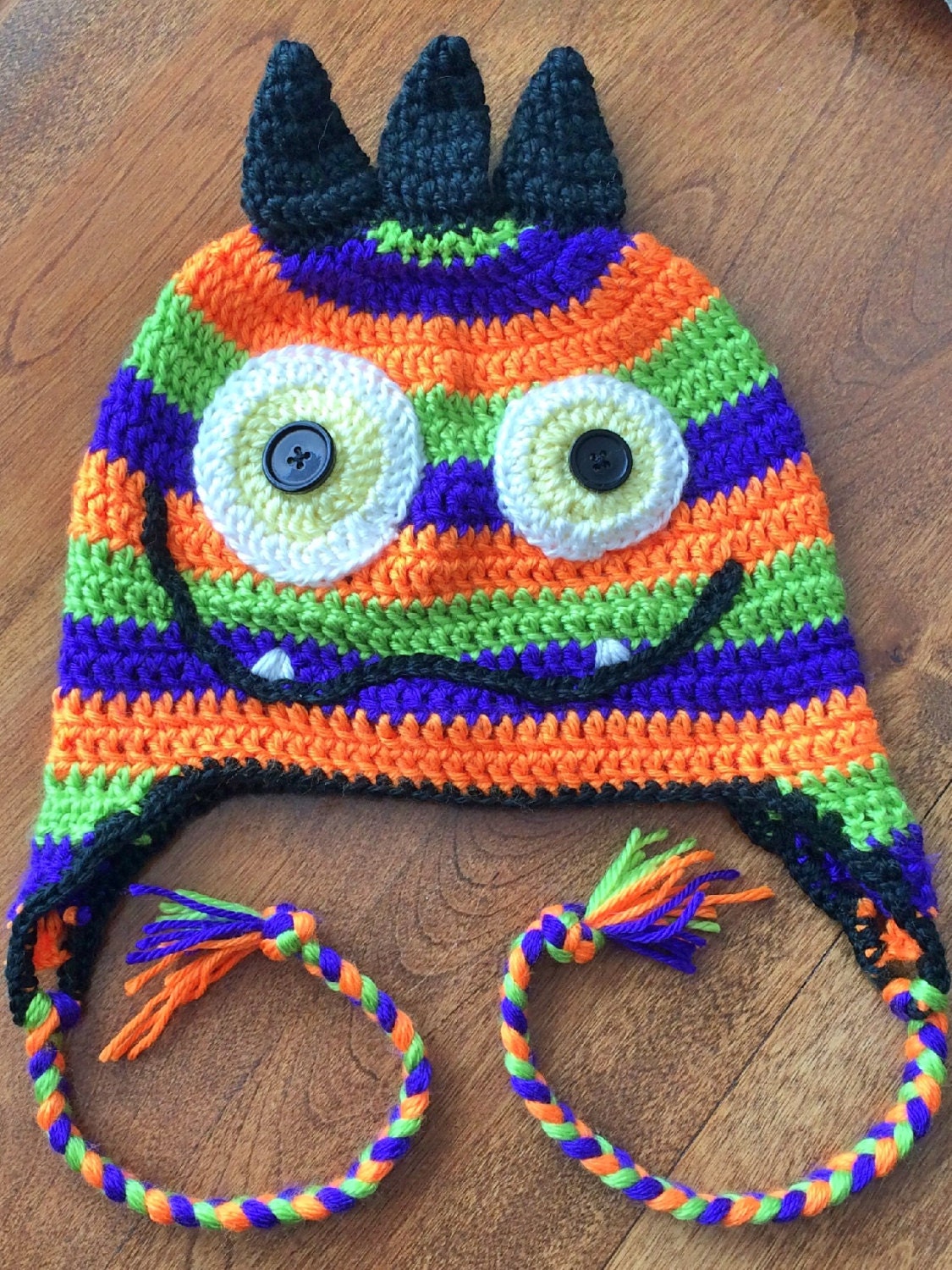 Monster Crochet Hat Pattern