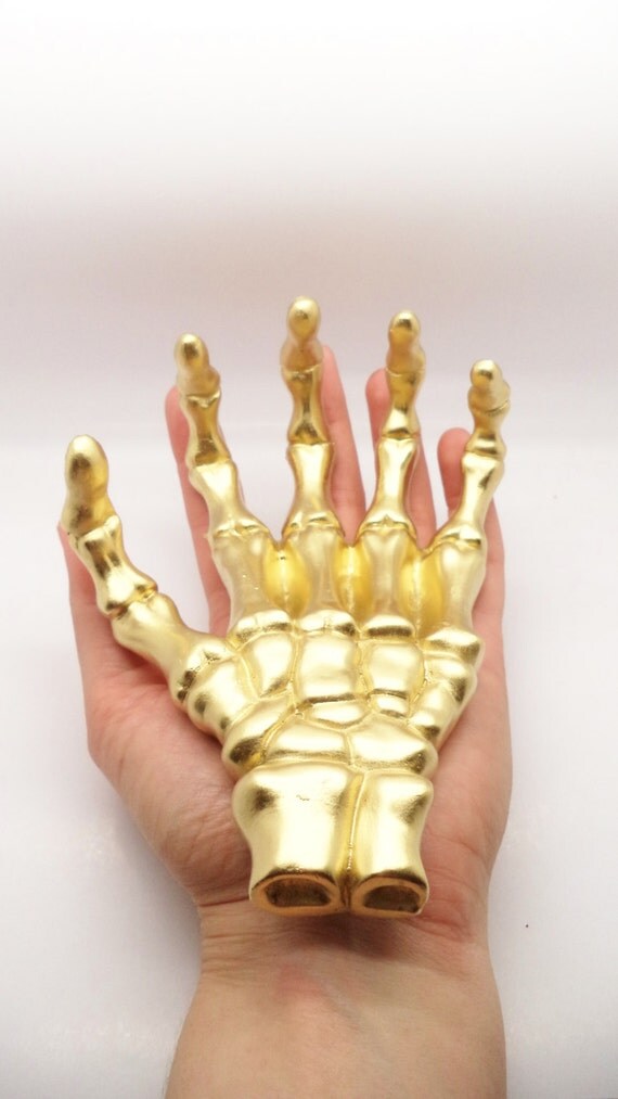 Skeleton hand ring holder skeleton hand tray desk accessory