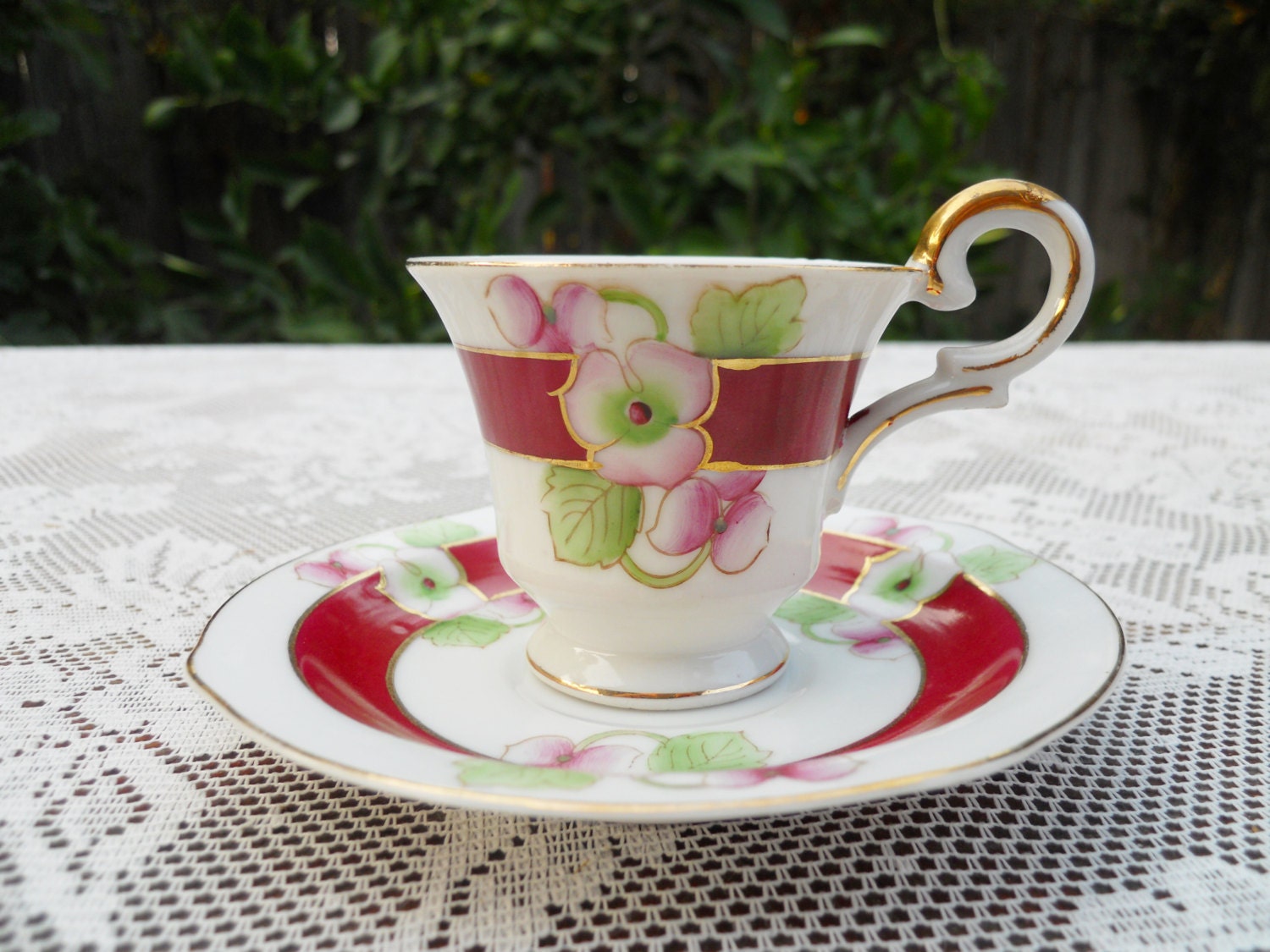 Occupied Japan Demi Tea cup Ucagco China