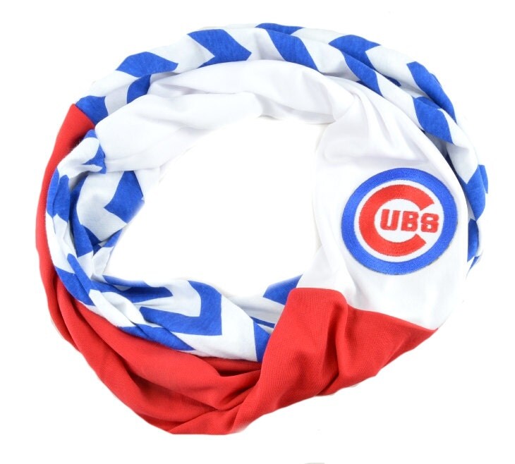 NEW 2015 Chicago Cubs Infinity scarf Loop by FashionDesigns4U