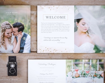 Wedding Magazine Template - Wedding Photography Magazine Template - Photography Marketing Magazine - Bokeh Photography wedding guide