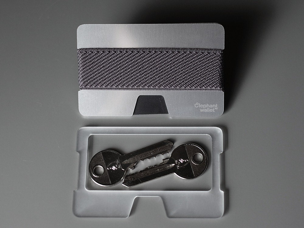 Aluminum wallet key wallet insert key credit card wallet