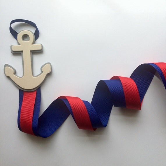 Items similar to Anchor Hair Bow Holder on Etsy