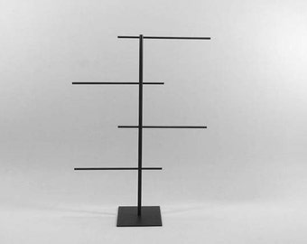 Jewelry Stand, Jewelry Display, Steel Bracelet Holder, Black Bracelet Display, Black Bracelet Display, Steel Jewelry Stand 091
