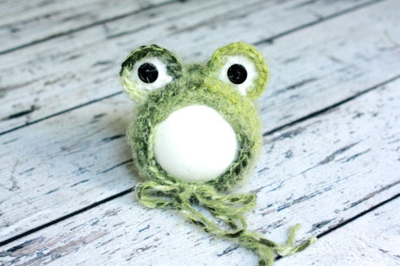 frog hat newborn for pattern crochet Fuzzy Frog Months Pattern Crochet Newborn, 12 PDF 6 Hat, Bonnet