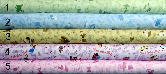 DISCONTINUED Little Golden Books Fabric From by CuttingEdgeFabrics