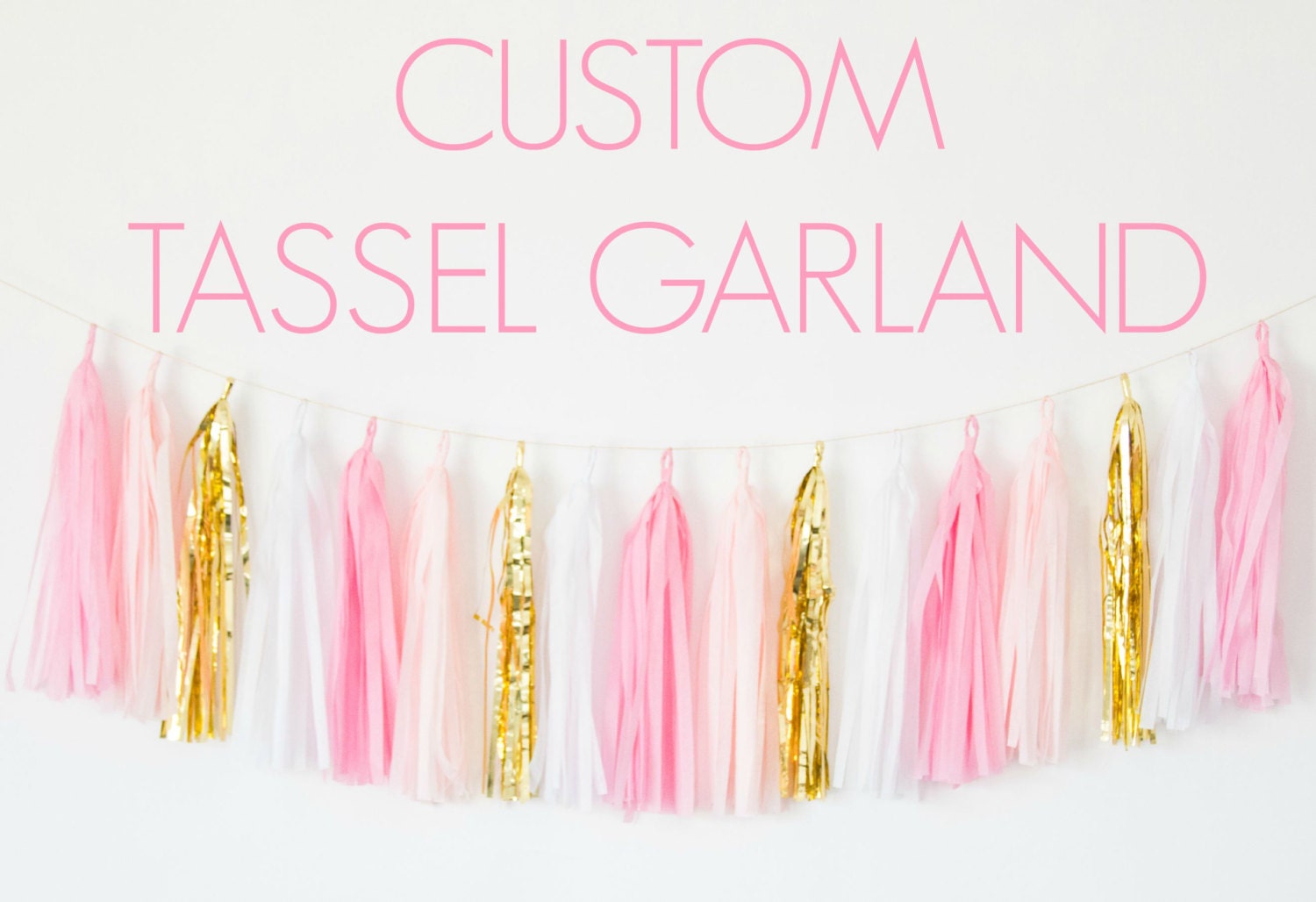 Custom Tassel Garland Tassel Garland Decor Custom Color