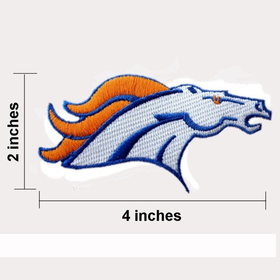 Denver Broncos Embroidered Logo Embroidered Iron by