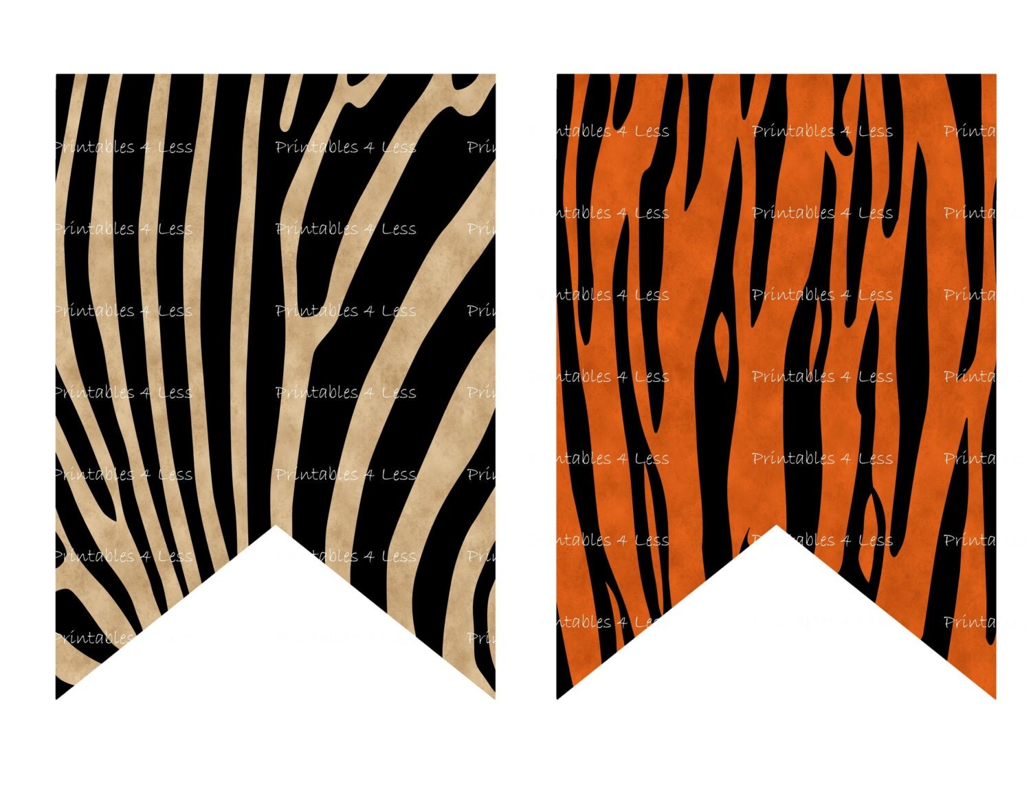 Animal Print Banner Wild Animal Banner Safari Banner Jungle