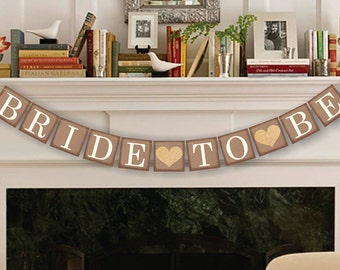 Bride-To-Be Banner - Bridal Shower Decor - Bachelorette Party - Wedding Banners