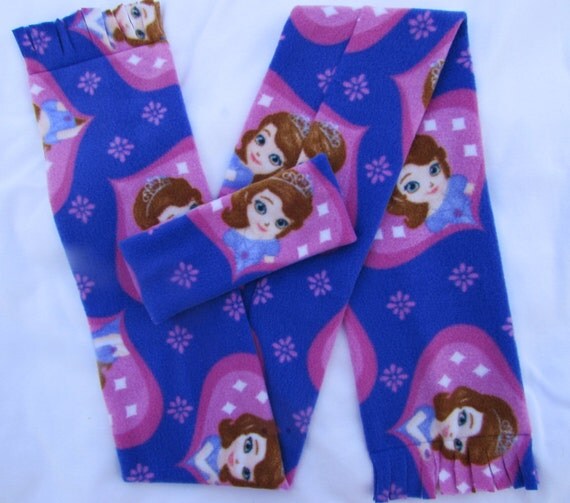 Sophia the first fleece headband and scarf set size toddler and school age