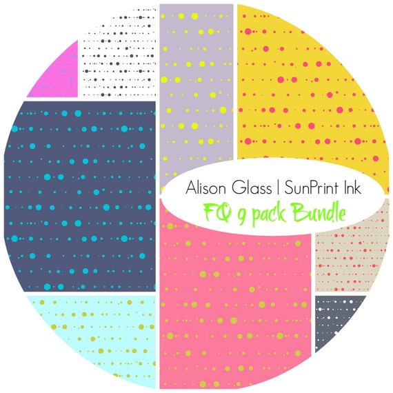 Sun Print Ink by Alison Glass for Andover - FQ 9 pack {In Stock} Bundle | Quilting, Sewing, Home Decor supplies