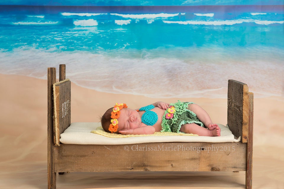 Hawaiian Costume Hula Girl Outfit Baby Bikini Set Infant