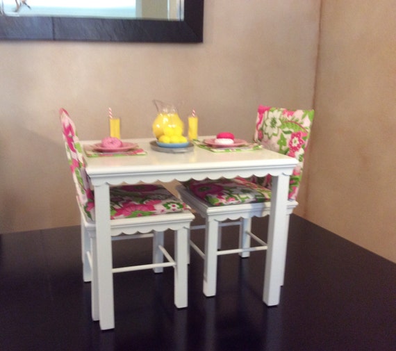 american girl doll table seat