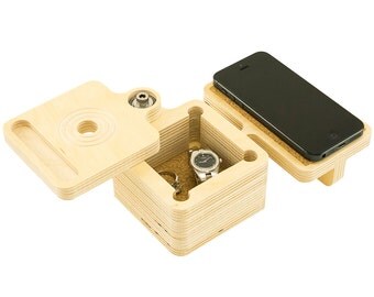 Jewelry Box - Bedside Docking Station / Keep Sake Box / Gifts for Her