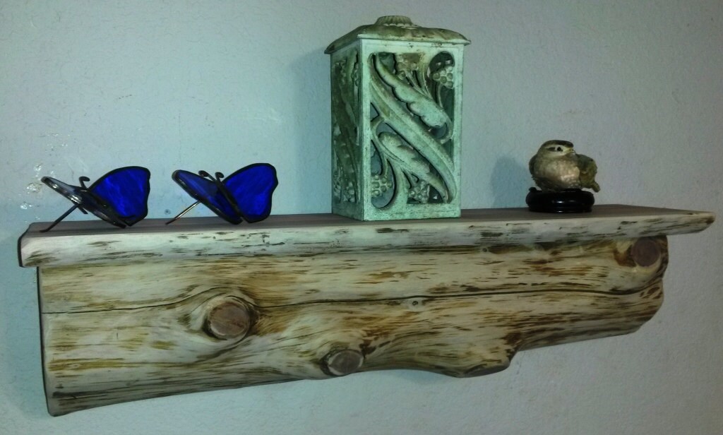 Cedar Log Shelf / Rustic /Wood/ Cabin / Lodge Decor /Log