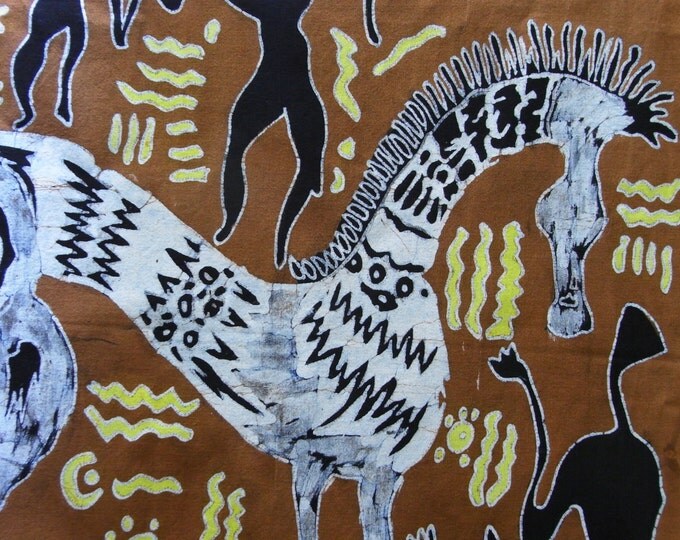 Horse - Batik Tapestry Wall Decor Painting
