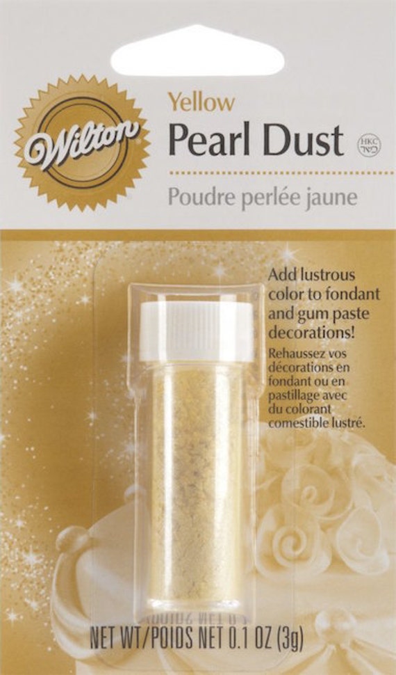 Yellow Pearl Dust Wilton Edible Accents edible pearl dust