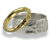 organic style wedding ring design fl