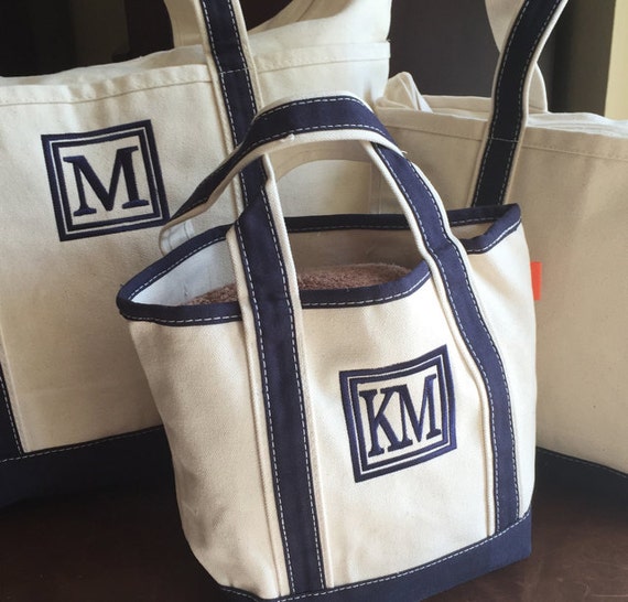 Small tote bag very cute monogrammed canvas tote bag great for