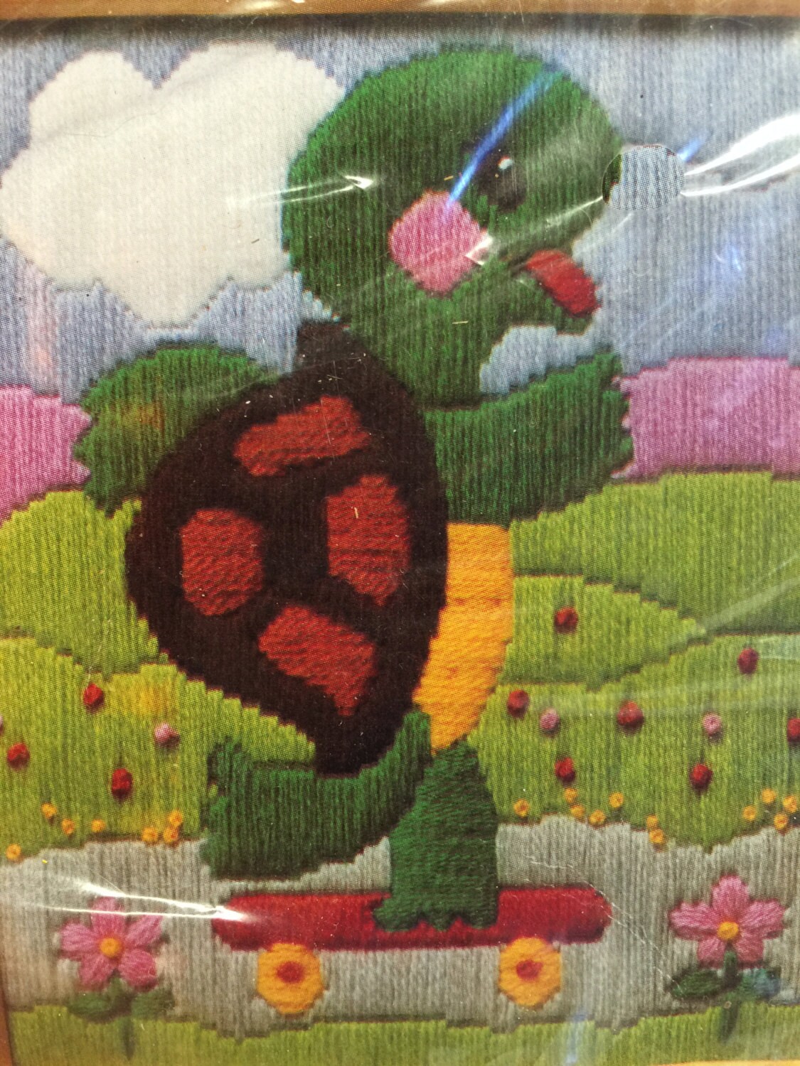 Needlepoint Kit 1420 8" x 11" made by The Creative Circle, Tommy Turtle