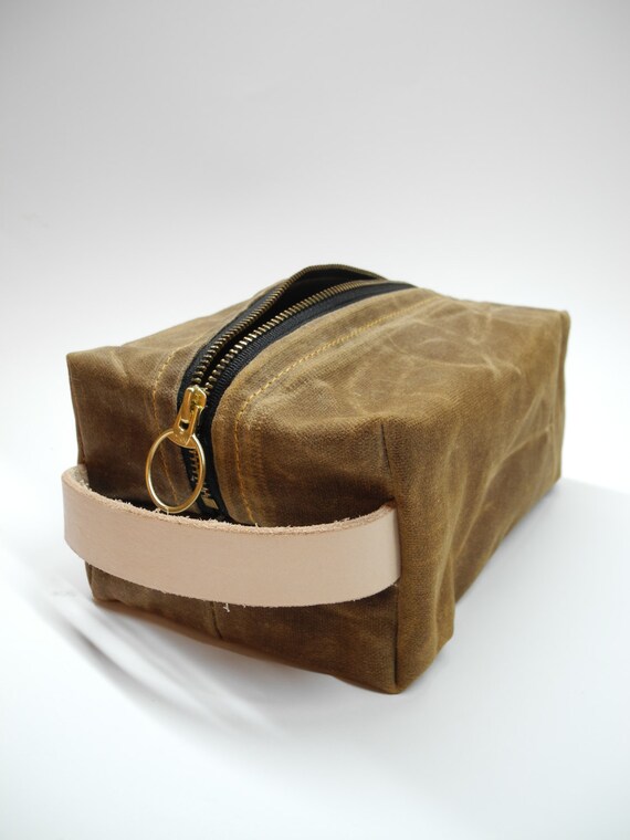 Heavy Duty Duck Canvas Zipper Pouch / Bag Weekend by TheoHenry