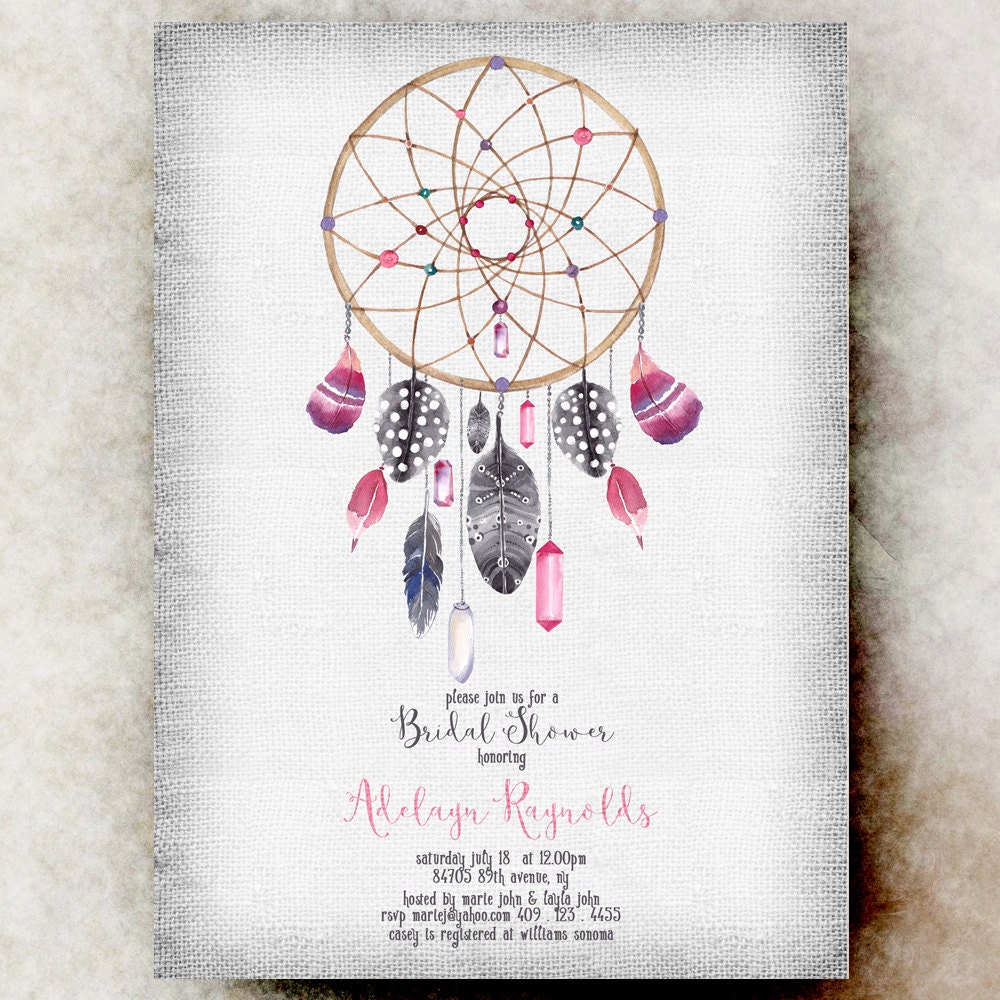 Dream Catcher Invitations 4