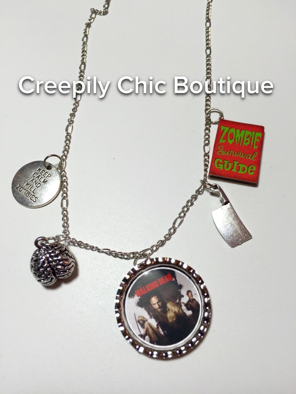 The Walking Dead Charm Necklace