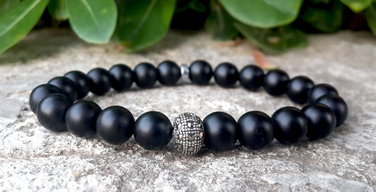 Balancing & Energy Men's Bracelet Men's Black by Braceletshomme