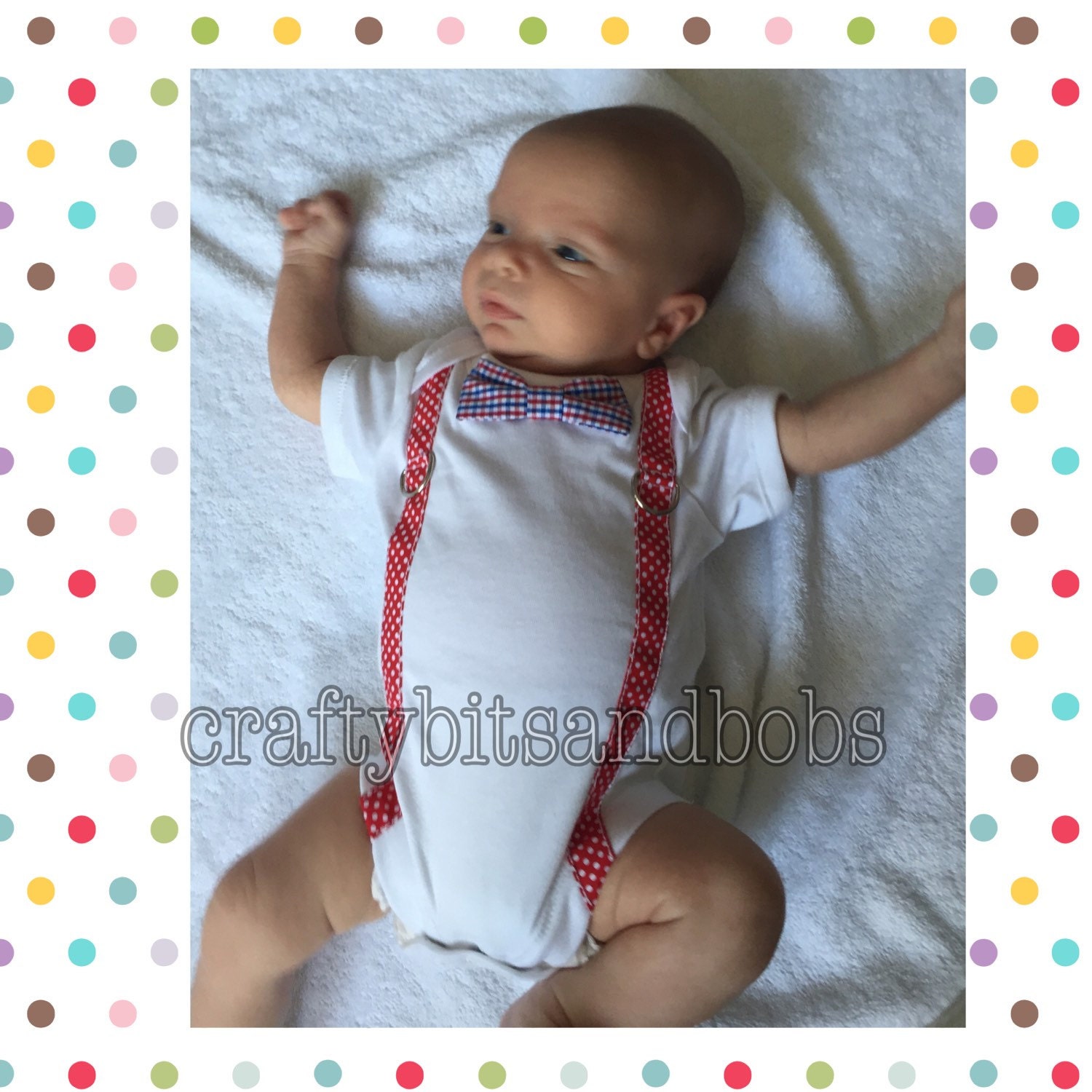 Hand decorated bodysuits special occasions baby boy outfit