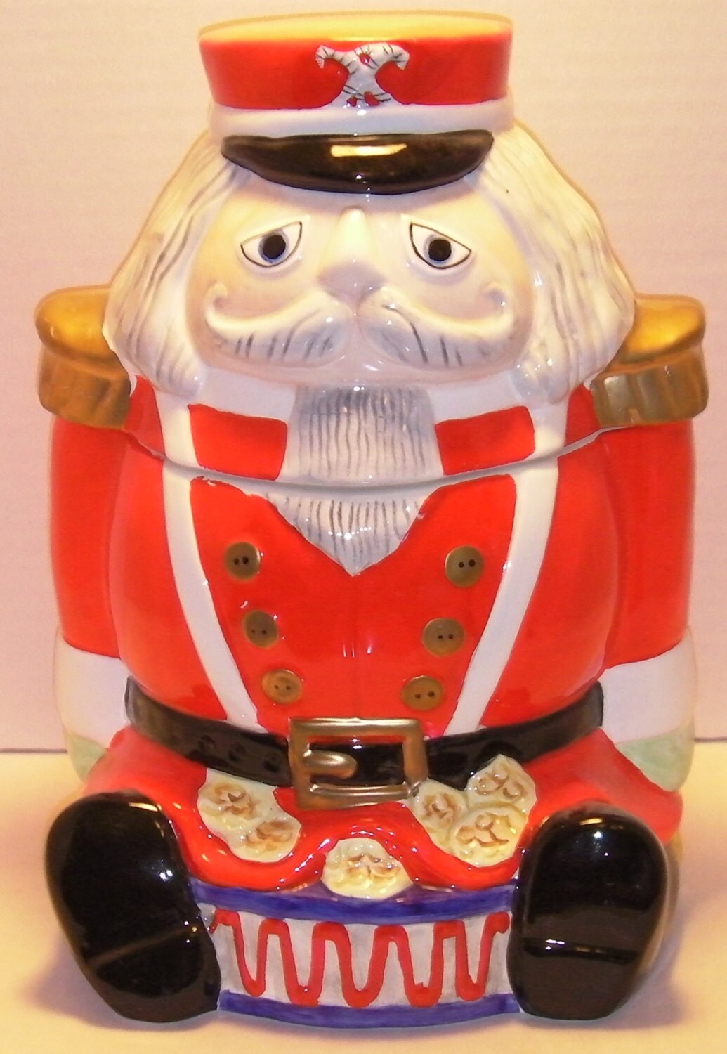 Nutcracker Soldier Cookie Jar