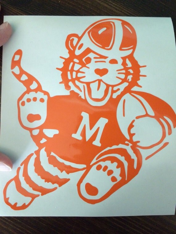 Massillon Tigers Car Decal Sticker by SweetPeaCharlies on Etsy
