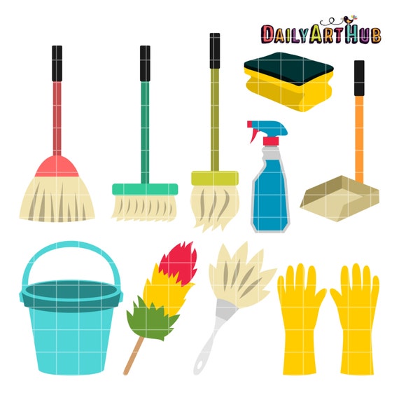 clipart of cleaning tools - photo #22