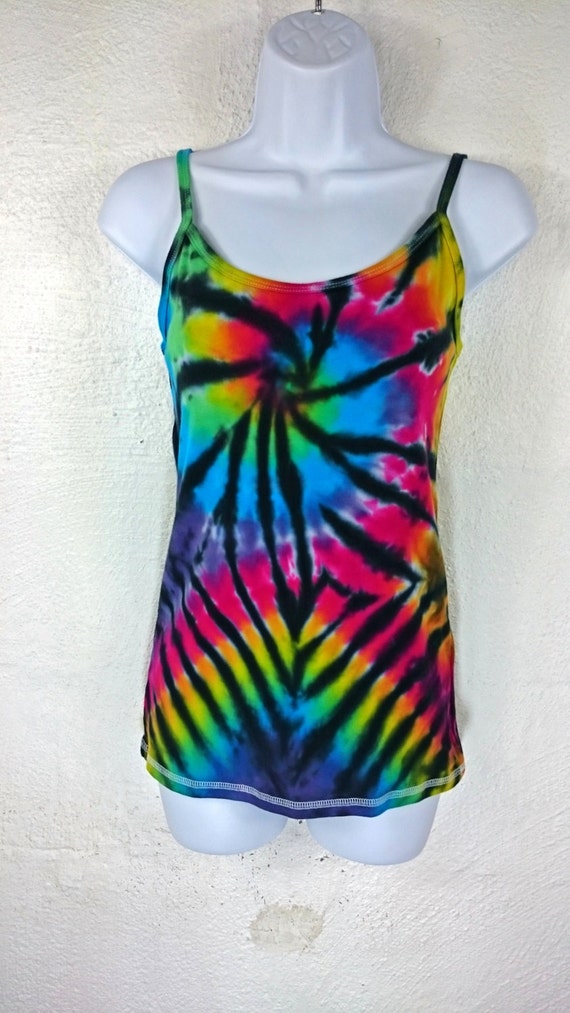 tie dye vest top womens uk