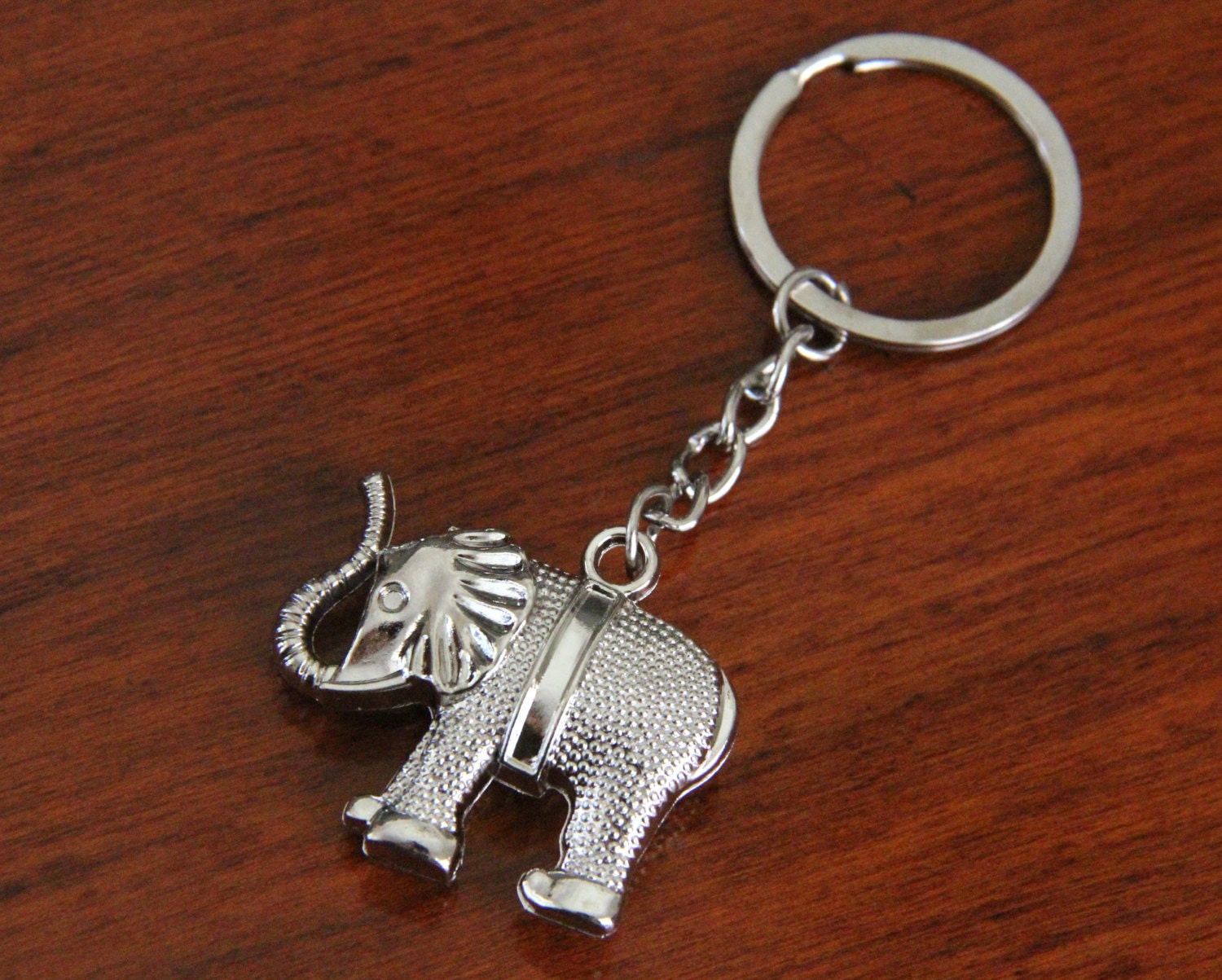 Elephant Keychain Elephant Africa Keychain Safari Keychain