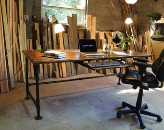 Industrial Pipe Desk