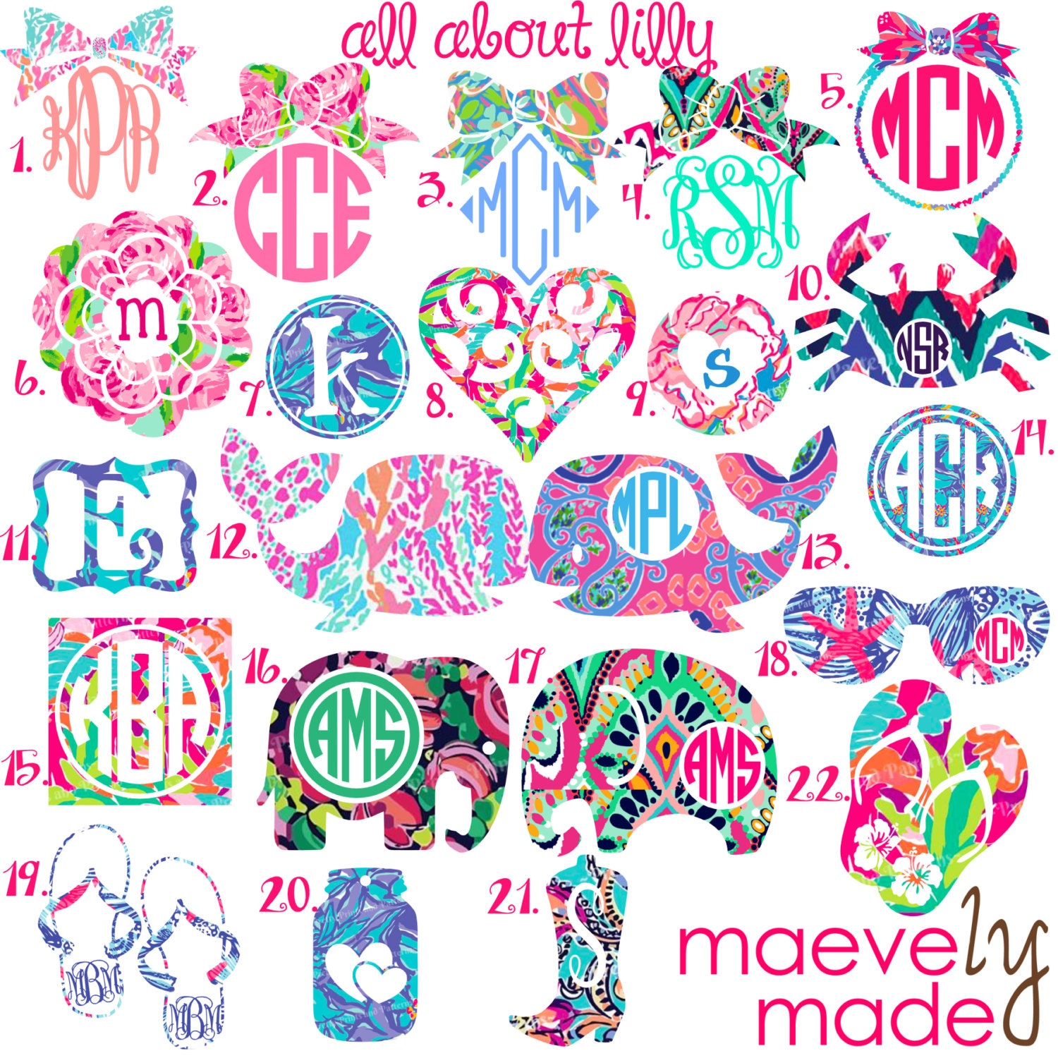 Initials Monogram Designs 3