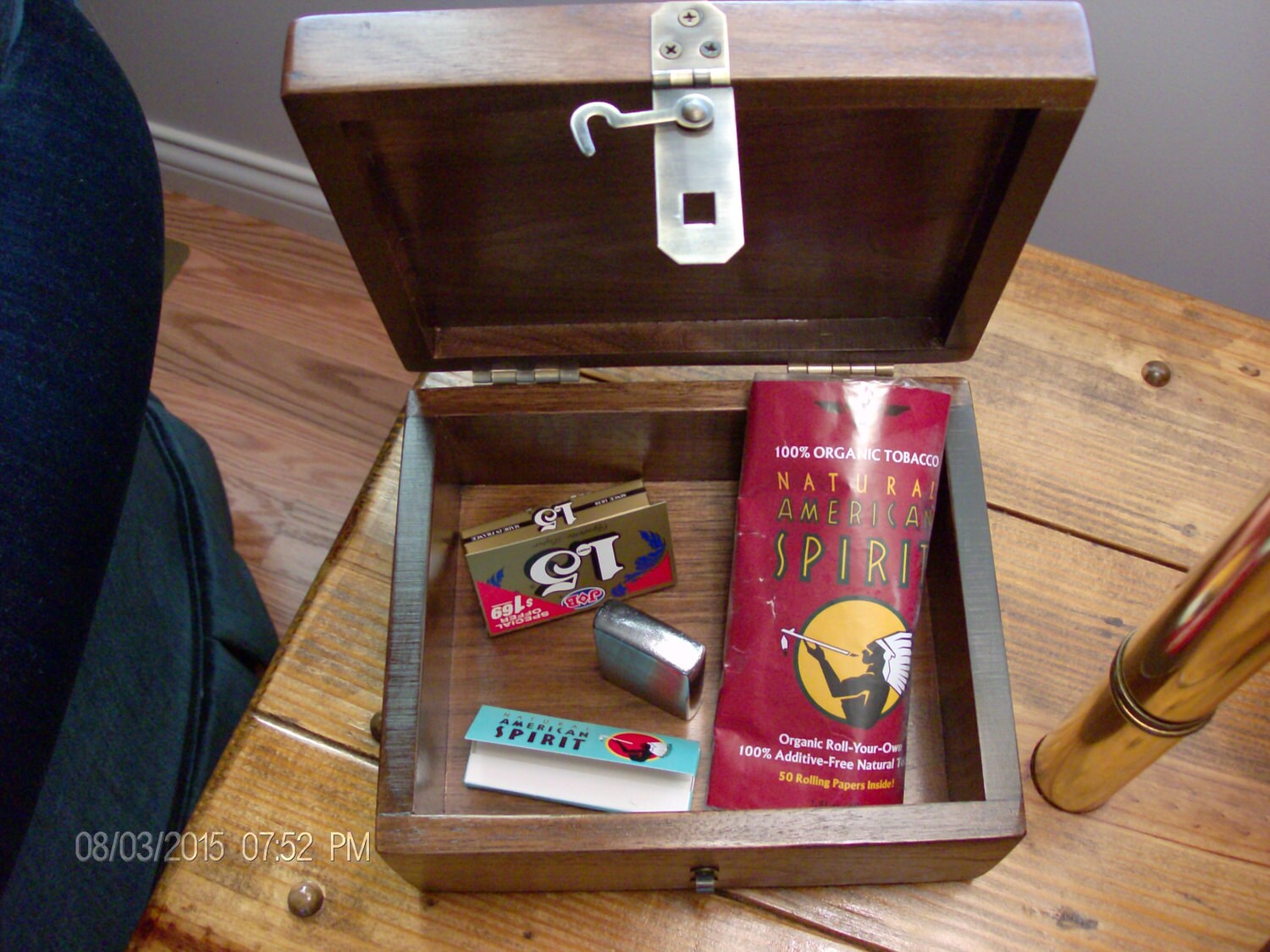 stash box glass pipe box cash box secret stash by SkunkWoodworking