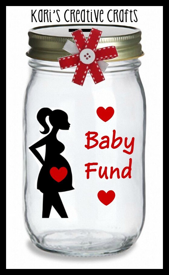 Baby Fund Jar Pregnancy Bank Savings Jar New Baby Fund