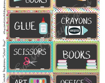 Items similar to 150 Classroom Labels Frog/Toad Theme PLUS Blank Labels TOO - Math, Supplies ...