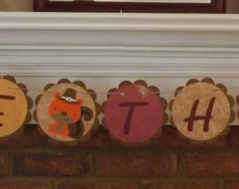 Give Thanks Banner Fall Banner Autumn Decor