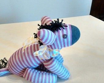 Sock Zebra Plush